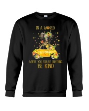 Be Kind In A World Crewneck Sweatshirt thumbnail