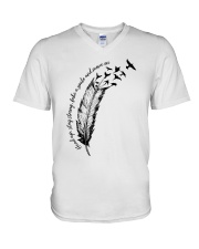 Head Up Stay Strong V-Neck T-Shirt thumbnail