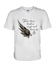 Take These Broken Wings V-Neck T-Shirt thumbnail