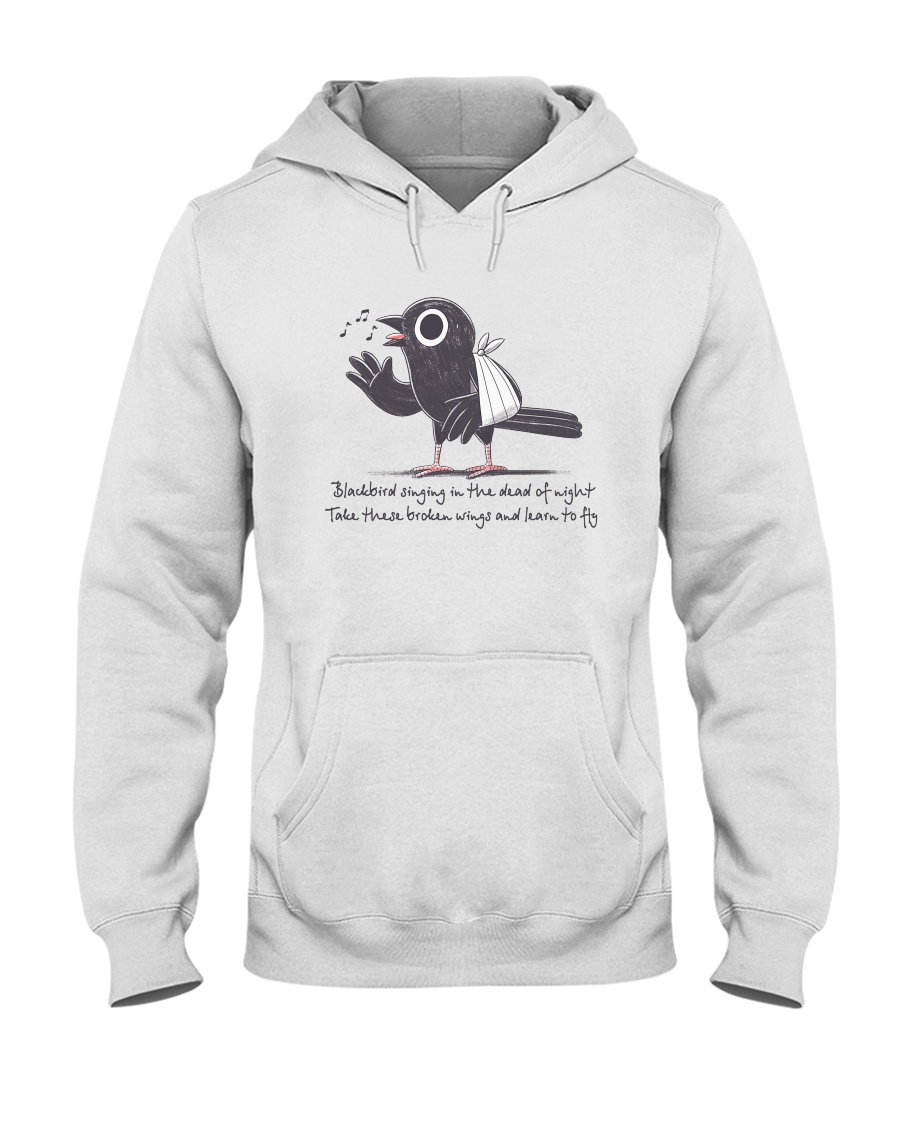 Blackbird Singing Hooded Sweatshirt