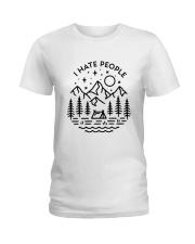 I Hate People Ladies T-Shirt thumbnail