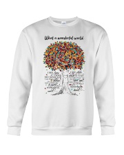 Myself What A Wonderful World Crewneck Sweatshirt thumbnail