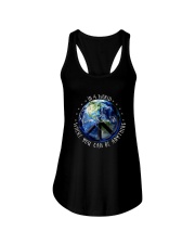 Be Kind In A World Ladies Flowy Tank thumbnail