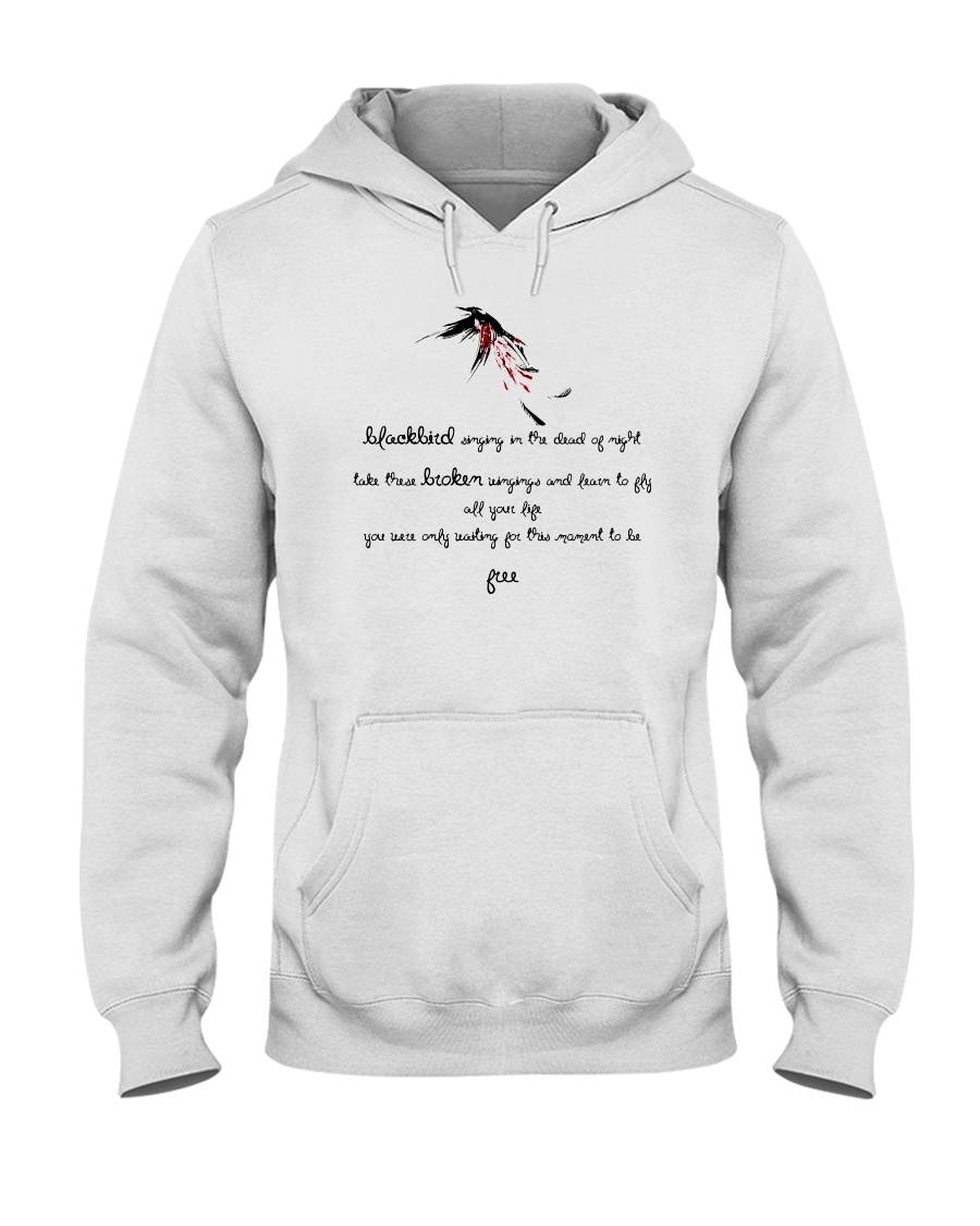 Blackbird Singing Hooded Sweatshirt