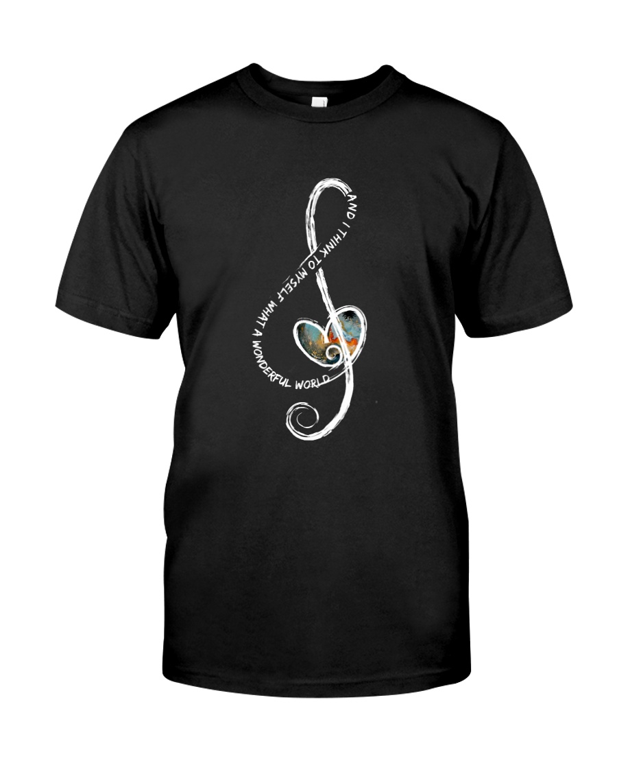 Myself What A Wonderful World 3 Classic T-Shirt