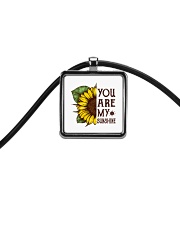 You Are My Sunshine Cord Rectangle Necklace thumbnail