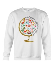Myself What A Wonderful World Crewneck Sweatshirt thumbnail