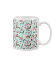 Doxie Flower Pattern Mug thumbnail