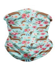 Doxie Flower Pattern Neck Gaiter thumbnail