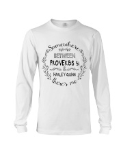 Somewhere between proverbs 31 Harley Quinn shirt Long Sleeve Tee thumbnail