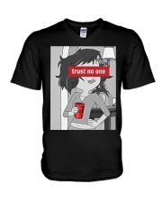 Tammy trust no one ladie and hoodie V-Neck T-Shirt thumbnail