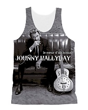 Le coeur d'un homme All-Over Unisex Tank tile