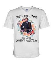 Juste une femme V-Neck T-Shirt tile