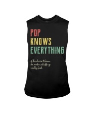 Pop For Grandpa Pop Knows Everything Sleeveless Tee thumbnail