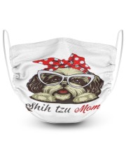 Shih Tzu 2 Layer Face Mask - Single front