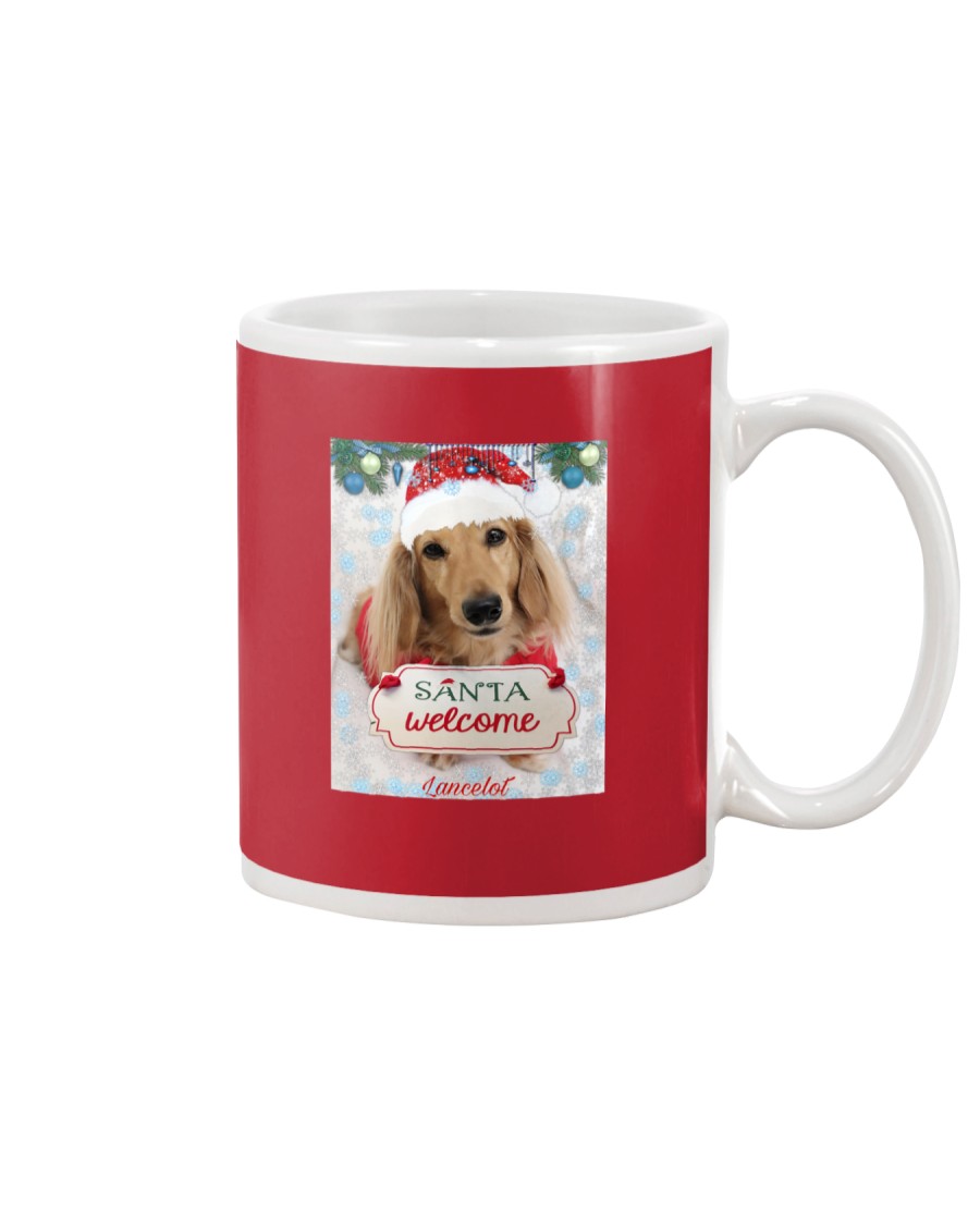 Lancelot the Chivalrous Dachshund Christmas Mug Mug
