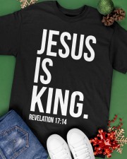 Jesus Is King Bible Scripture Classic T-Shirt apparel-classic-tshirt-lifestyle-back-69