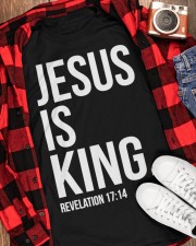 Jesus Is King Bible Scripture Classic T-Shirt apparel-classic-tshirt-lifestyle-front-163