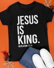 Jesus Is King Bible Scripture Classic T-Shirt apparel-classic-tshirt-lifestyle-front-83