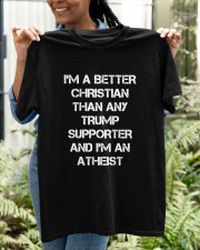 I'm A Better Christian Classic T-Shirt apparel-classic-tshirt-lifestyle-front-130