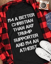 I'm A Better Christian Classic T-Shirt apparel-classic-tshirt-lifestyle-front-163
