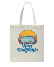 Retro California Hippie Van Groovy Tote Bag tile