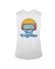 Retro California Hippie Van Groovy Sleeveless Tee tile