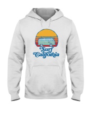 Retro California Hippie Van Groovy Hooded Sweatshirt tile