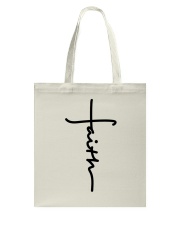 Christian Faith in a Cross Tote Bag tile