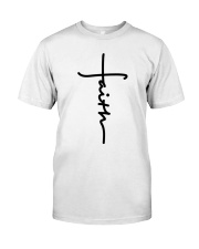 Christian Faith in a Cross Classic T-Shirt front