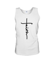 Christian Faith in a Cross Unisex Tank tile
