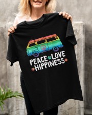 Love Hippiness Peace Van Hippie Classic T-Shirt apparel-classic-tshirt-lifestyle-front-117