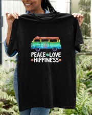 Love Hippiness Peace Van Hippie Classic T-Shirt apparel-classic-tshirt-lifestyle-front-130