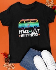Love Hippiness Peace Van Hippie Classic T-Shirt apparel-classic-tshirt-lifestyle-front-83