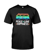 Love Hippiness Peace Van Hippie Classic T-Shirt front
