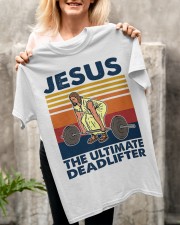 Jesus The Ultimate Deadlifter Classic T-Shirt apparel-classic-tshirt-lifestyle-front-117