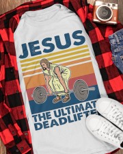 Jesus The Ultimate Deadlifter Classic T-Shirt apparel-classic-tshirt-lifestyle-front-163