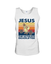 Jesus The Ultimate Deadlifter Unisex Tank tile