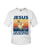 Jesus The Ultimate Deadlifter Youth T-Shirt tile