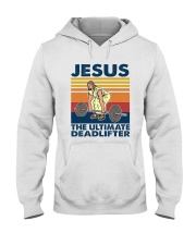 Jesus The Ultimate Deadlifter Hooded Sweatshirt tile