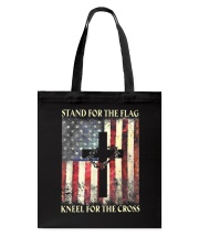 Stand For The Flag Kneel For The Cross Tote Bag tile