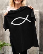 Ichthys Ichthus Christian Symbol Jesus Fish Classic T-Shirt apparel-classic-tshirt-lifestyle-front-117