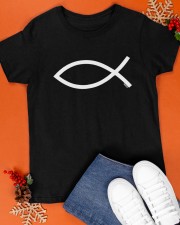 Ichthys Ichthus Christian Symbol Jesus Fish Classic T-Shirt apparel-classic-tshirt-lifestyle-front-83