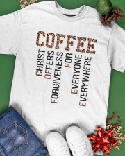 Coffee Christ Offers Forgiveness Classic T-Shirt apparel-classic-tshirt-lifestyle-back-69