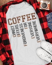 Coffee Christ Offers Forgiveness Classic T-Shirt apparel-classic-tshirt-lifestyle-front-163