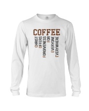 Coffee Christ Offers Forgiveness Long Sleeve Tee tile