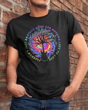 Freedom's Hippie Guitar Tree Colorful Eddy Classic T-Shirt apparel-classic-tshirt-lifestyle-26