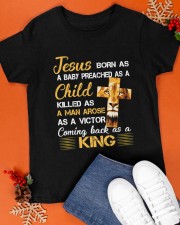 Jesus Born As Baby Preached As A Child Classic T-Shirt apparel-classic-tshirt-lifestyle-front-83