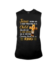 Jesus Born As Baby Preached As A Child Sleeveless Tee tile