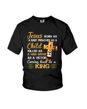 Jesus Born As Baby Preached As A Child Youth T-Shirt tile